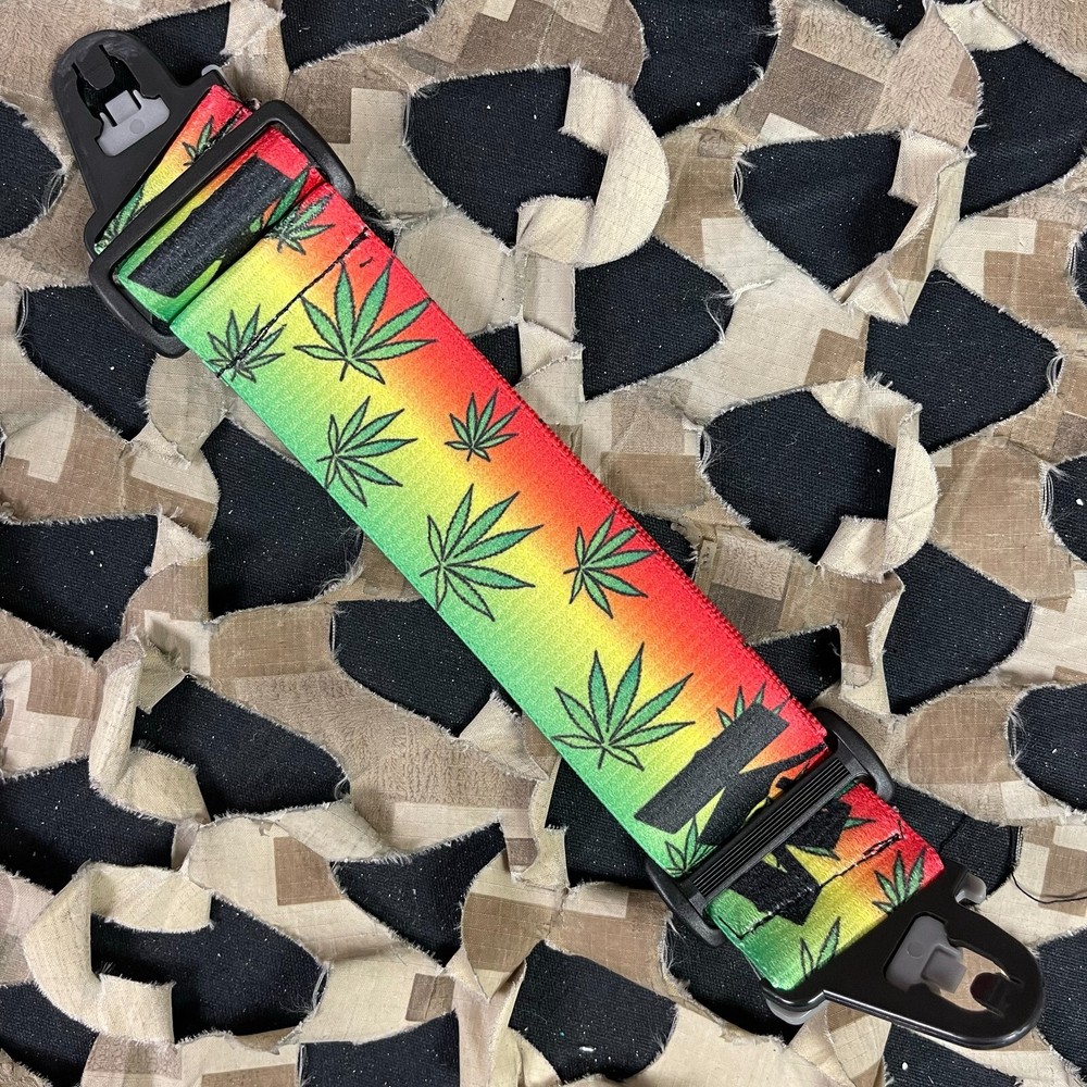 NEW KM Paintball Push Unite Goggle Strap - 420 Rasta