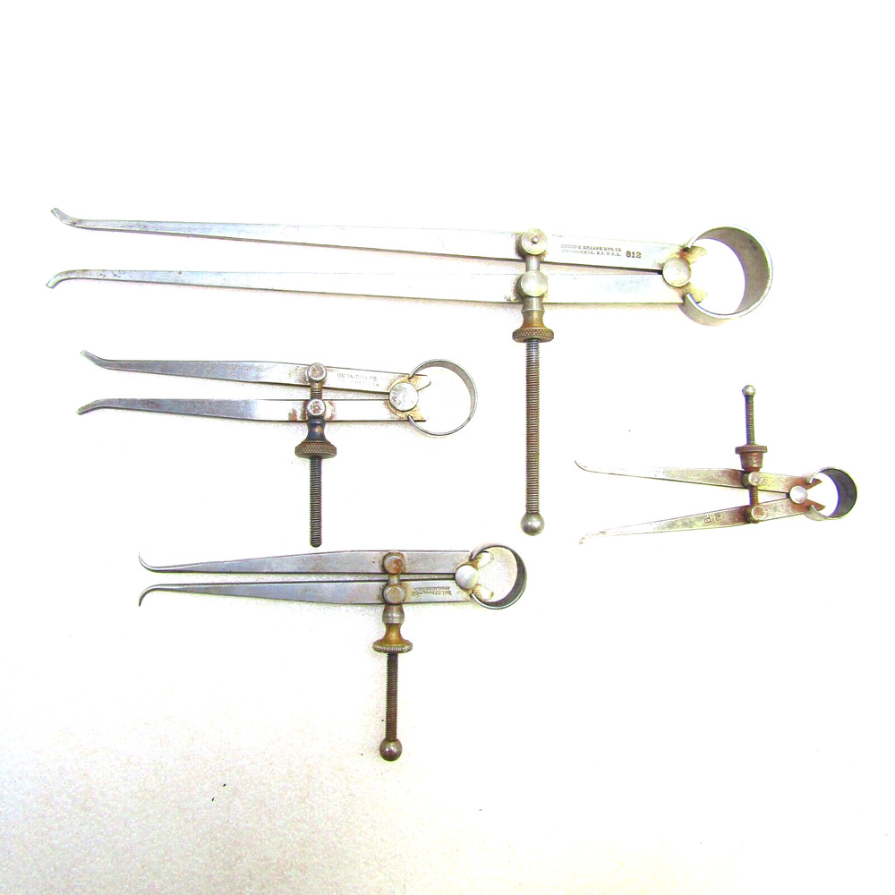 Inside calipers, 4 pieces