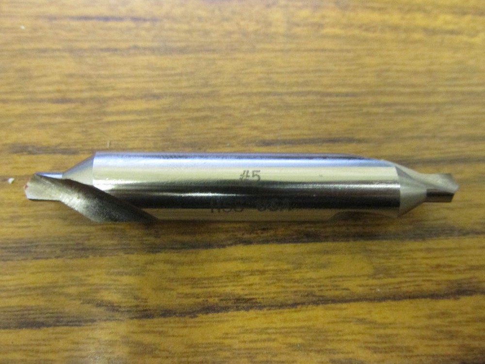 2 USA HSS  #5 Right Hand Combination Drill & Countersinks