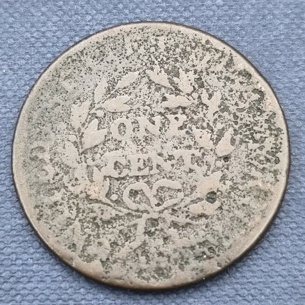 1798 Draped Bust Large Cent 1c Circulated Corroded #42189