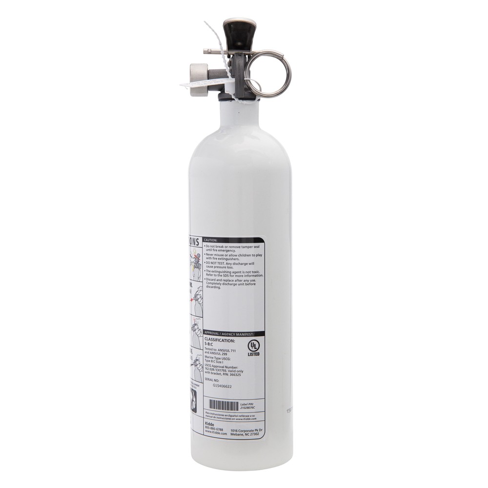 Marine Fire Extinguisher, Model KD57W-5BC, UL Rated Class 5BC