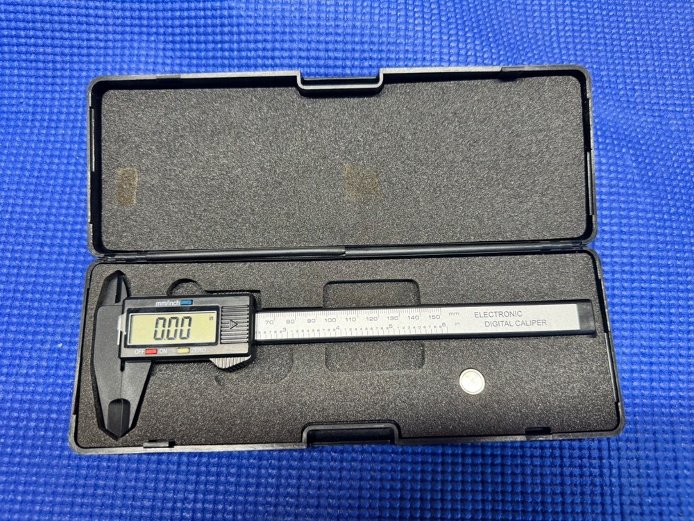 Carbon fiber composites digital calipers 6"