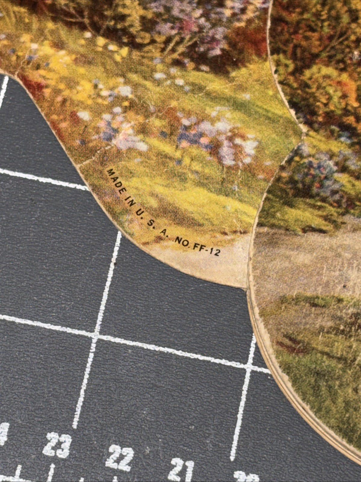 Vintage Lot Of 3 Advertising Cardboard Handheld Fans