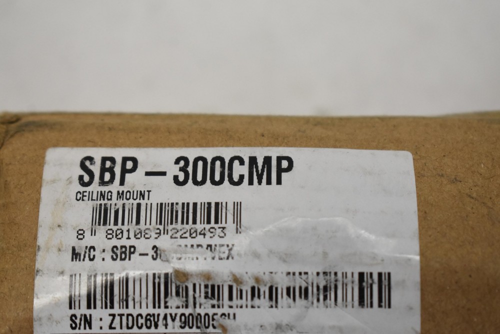 Hanwha Vision SBP-300CMP Ceiling Mount Camera Bracket White Open Box CCTV Cam