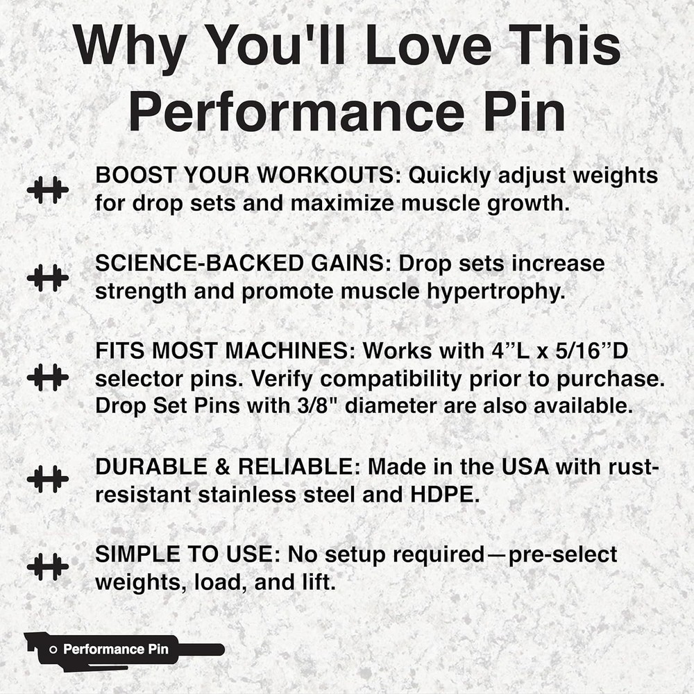 "Easy Selectorized Equipment Upgrade | Drop Pins"
