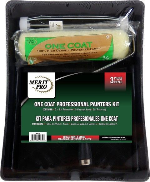 Professional 3 Piece Painters  Kit One Coat Kit W/ Plastic Tray
