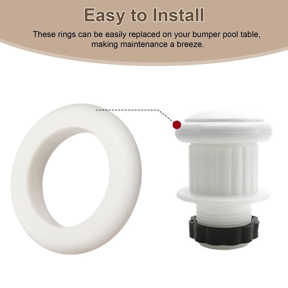 Large Bumper Pool Rubber Rings,Bumper Pool Table Replacement Parts Fit Bumper...