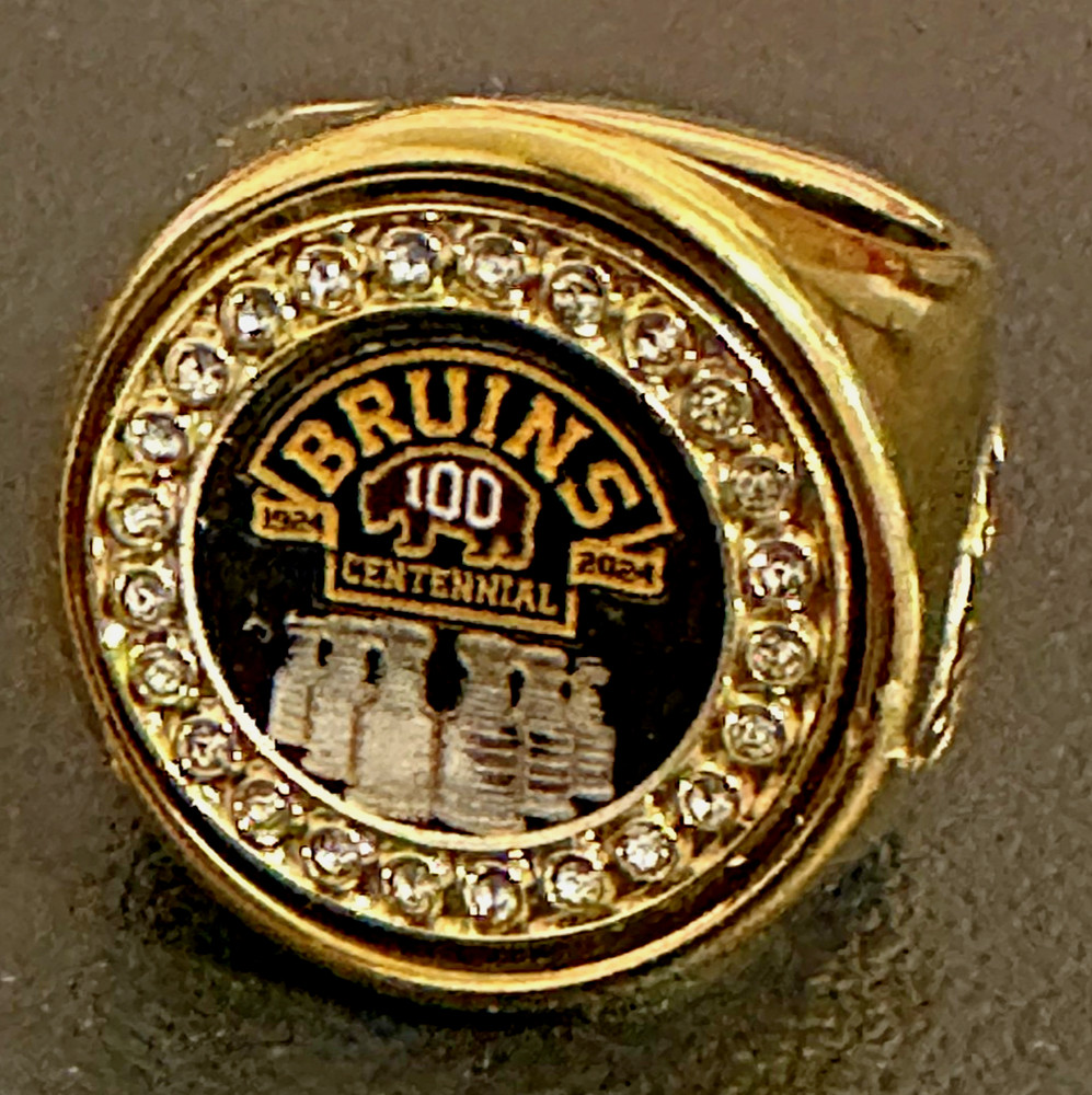 Boston Bruins 100 Year Centennial deCAPitator Ring Bottle And Can Tab Opener.