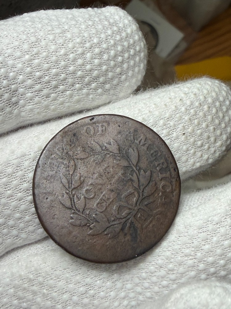 1798 Draped Bust Large Cent Old US Type Coin Nice Details