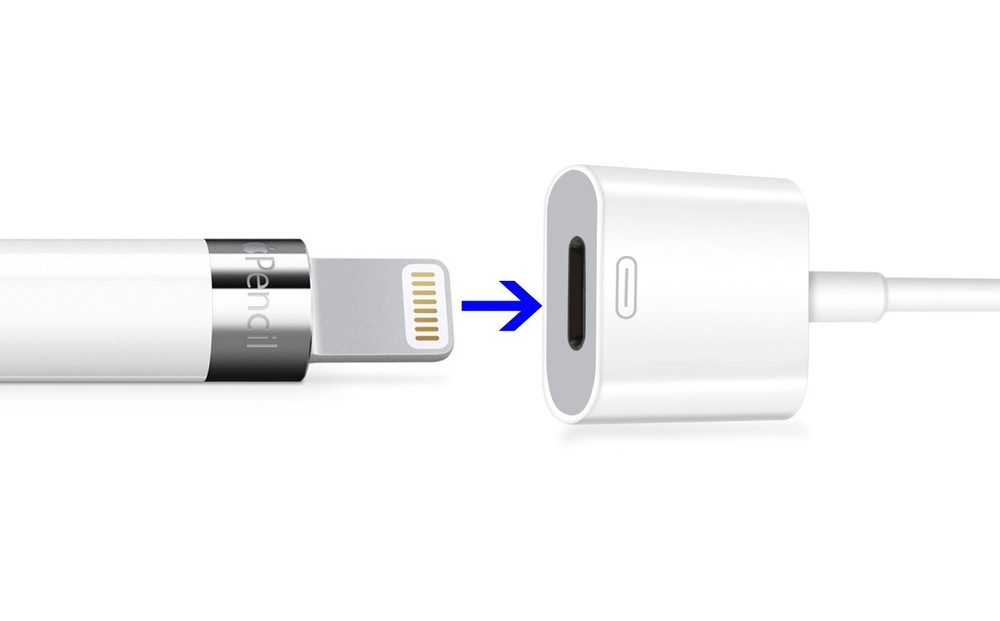 TechMatte Apple Pencil Flexible Charging Adapter for iPad Pro (3.5")