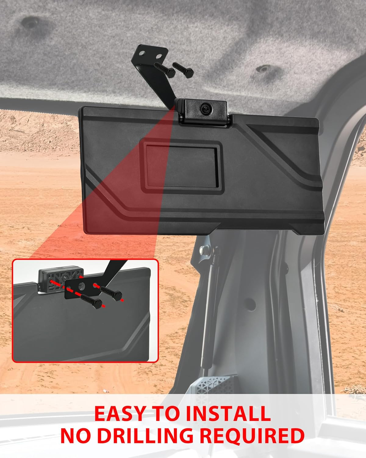 Adjustable Anti-Glare Sun Visors for Polaris Xpedition XP/ADV 2024-2026