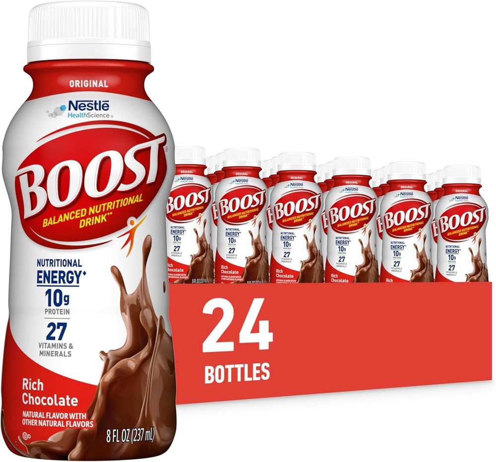 BOOST Original Ready to Drink Nutritional Drinks 8 Fl Oz Bottles