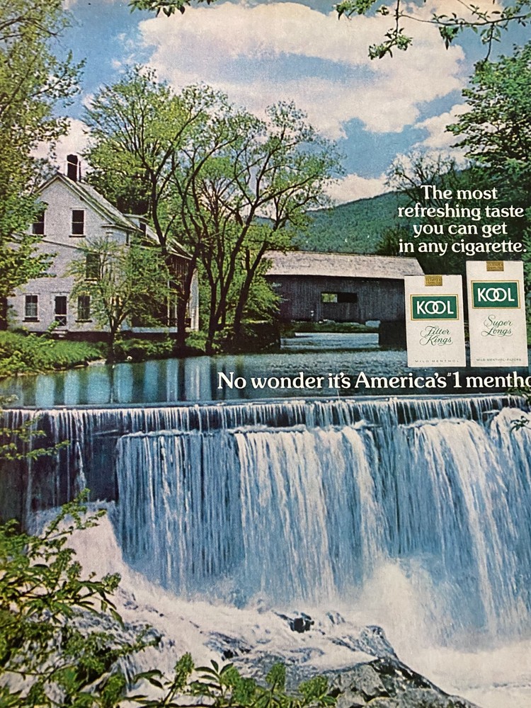 Kool Cigarettes, Full Page Vintage Print Ad