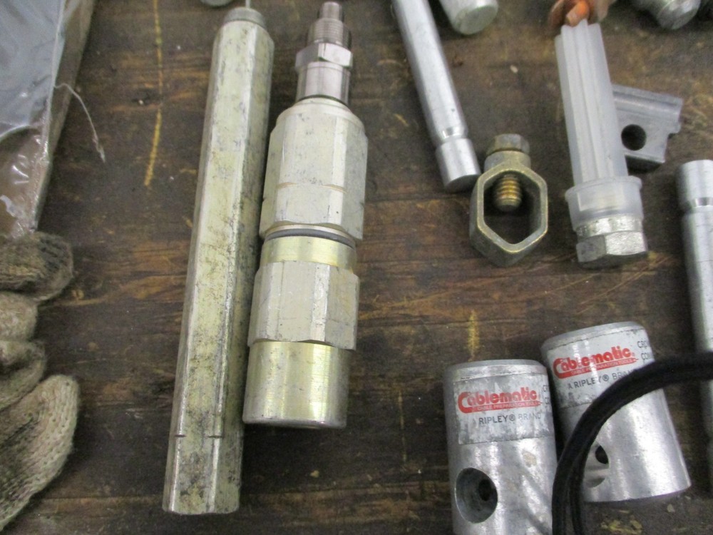 Ripley Cablematic MC  Cable Coring Tool PARTS CABLE ENDS MISC LOT