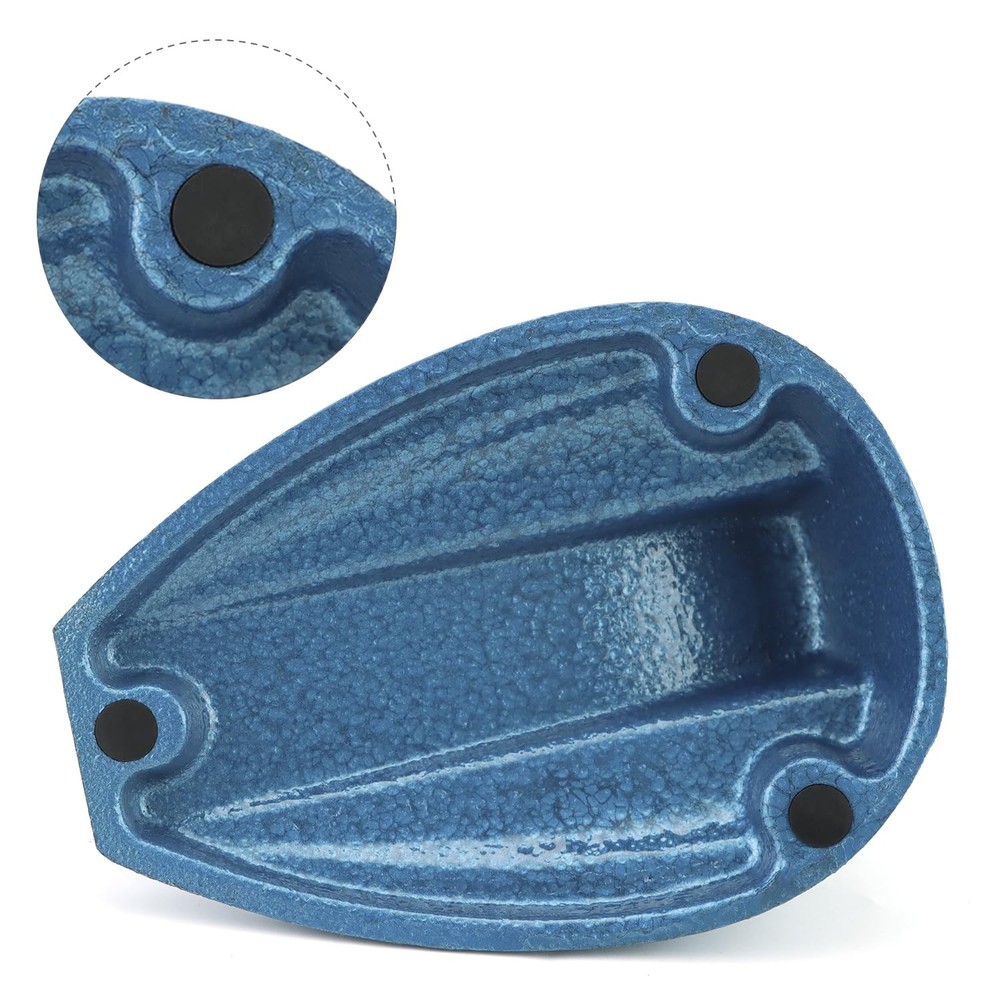 QWORK Micrometer Stand with Double Non-Slip Clamping Pad, 2 Pack 2 pcs