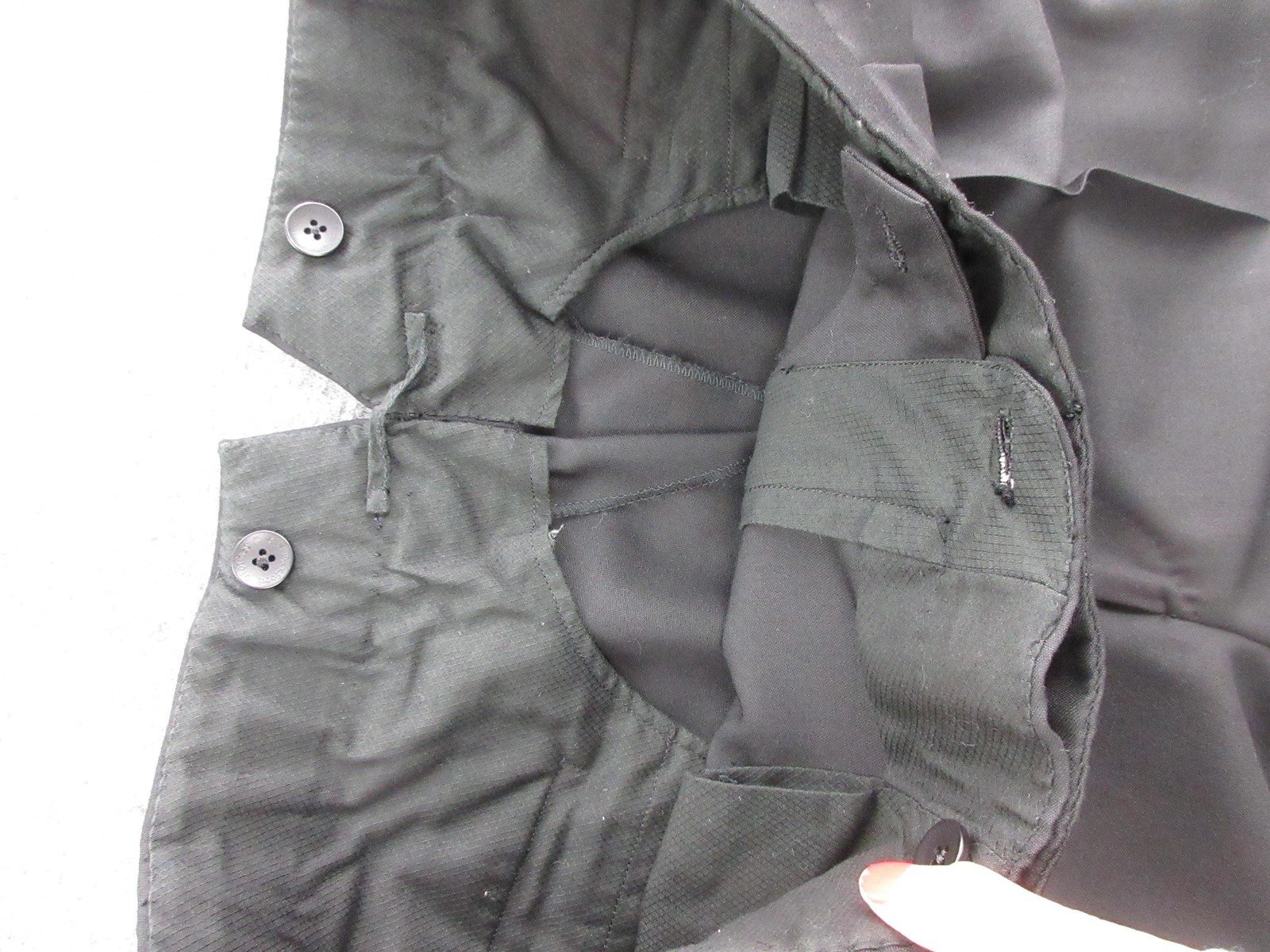 Oxxford Clothes Tuxedo Suit Mens 44 38x29 Black Super 100s Wool Peak Lapel