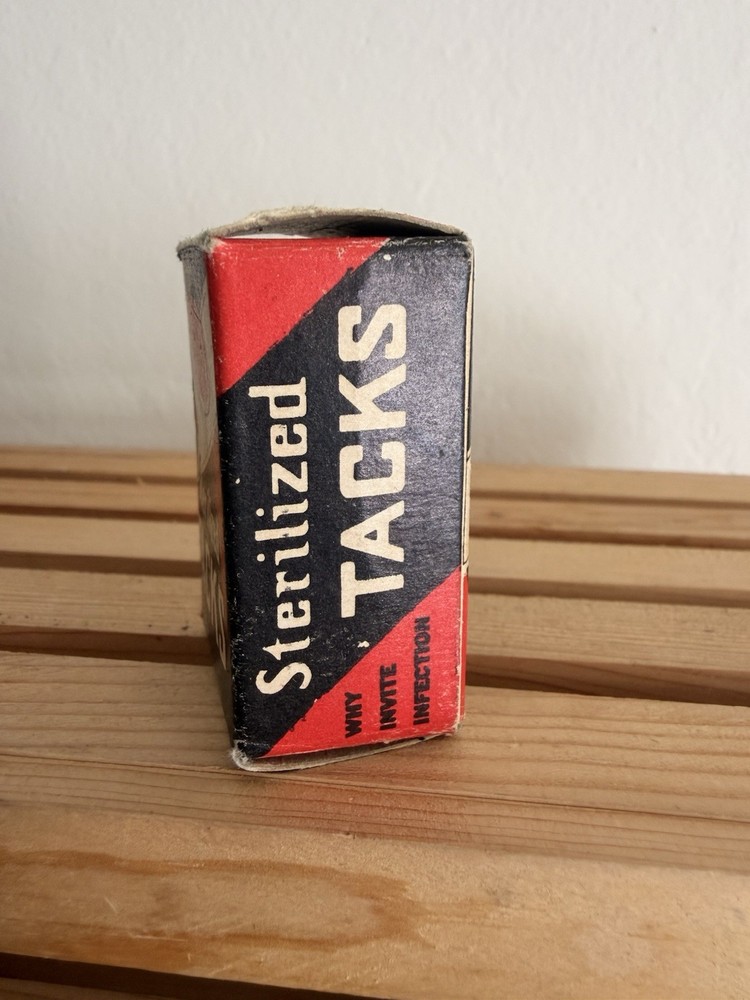 Cross Sterilized Upholsterers Tacks Vintage Box