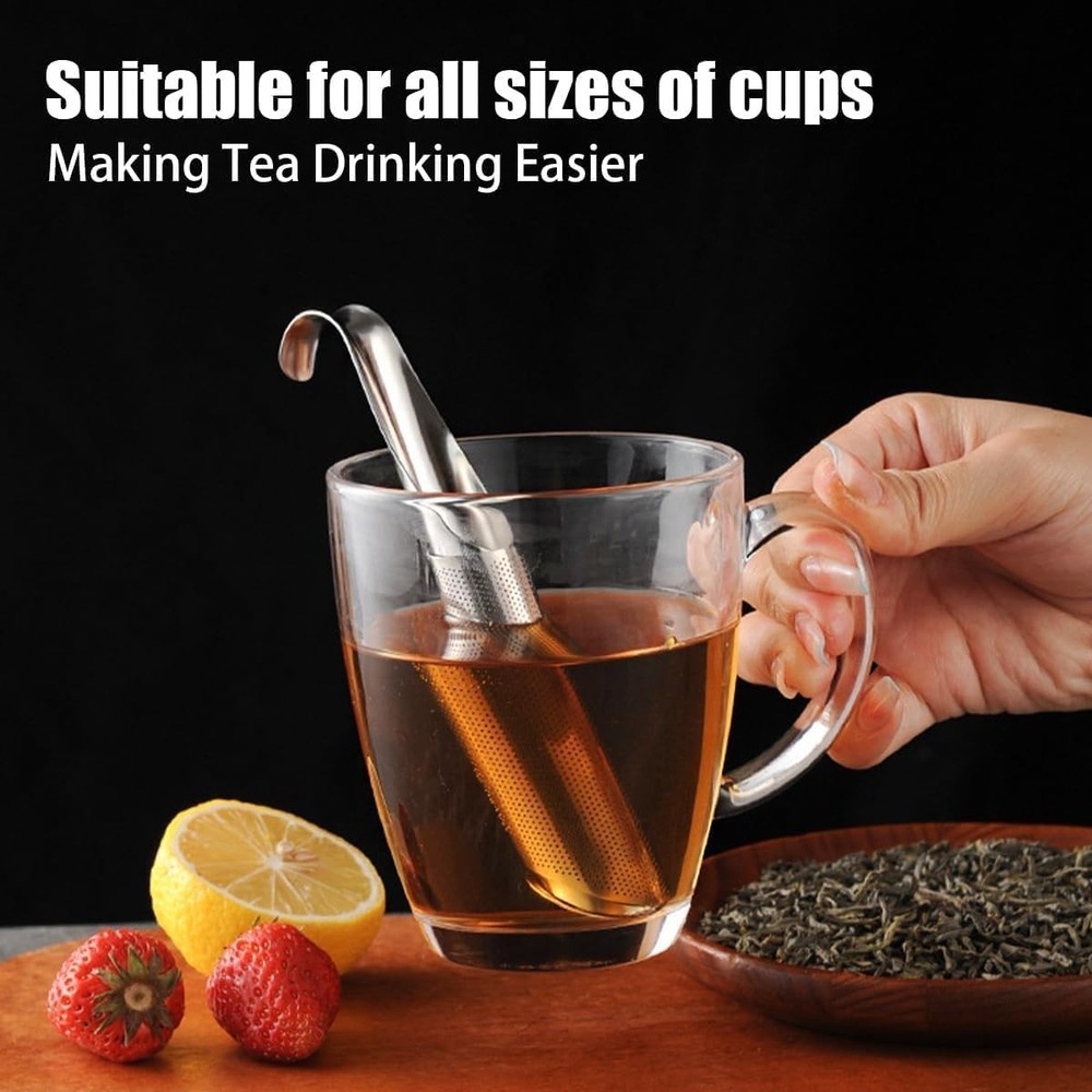 2 Pack Tea Infusers, Extra Fine Mesh Tea Strainer for Loose Tea, Stainless St...