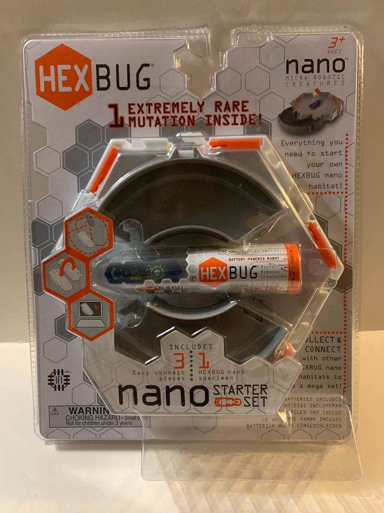 HEXBUG Nano Starter Set, 1 Extremely Rare Mutation ~ New Sealed
