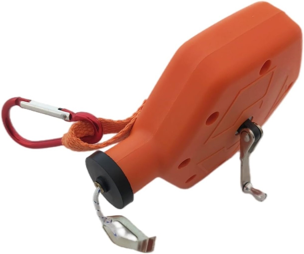 100ft Chalk Line Reel, Precision Marking Tool for Carpentry & Construction