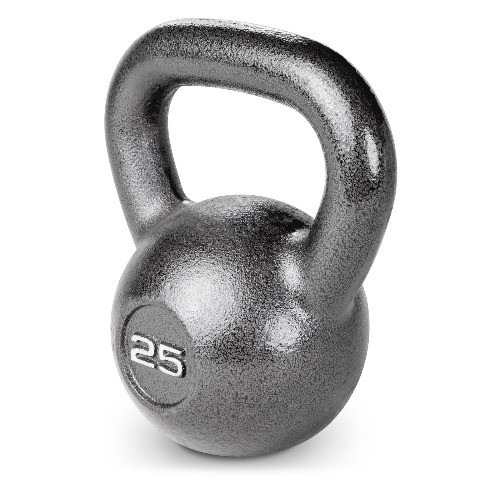 25lb Cast Iron Kettlebell, Single