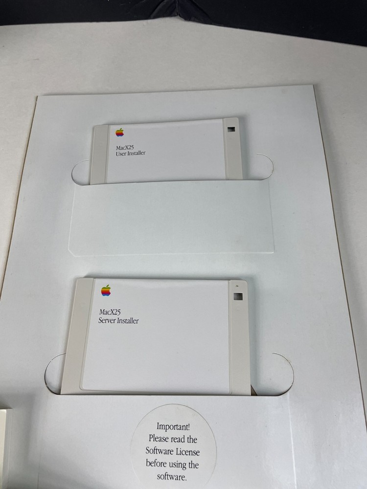 MacX25 (1993) Server Software for Vintage Macintosh Computers