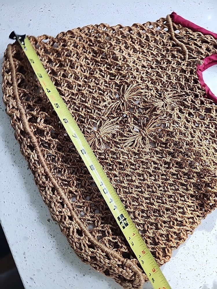 Vintage Sisal Mesh Bag