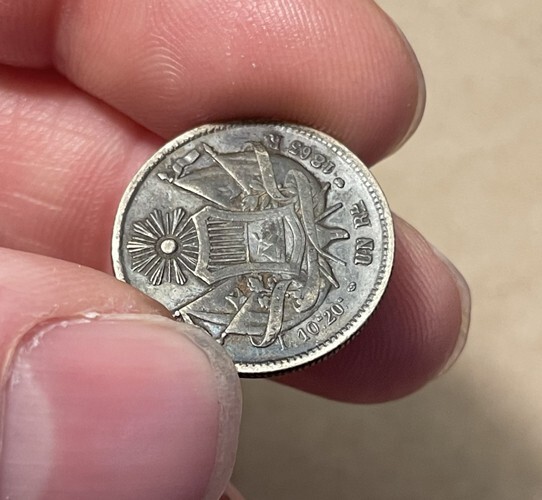 Guatemala - 1862 Silver Real - Nice
