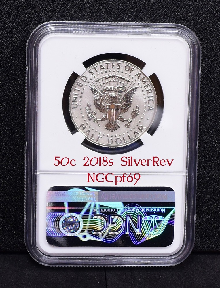 2018-S Silver Kennedy Half Dollar - NGC Reverse Pf69 (Bulk)
