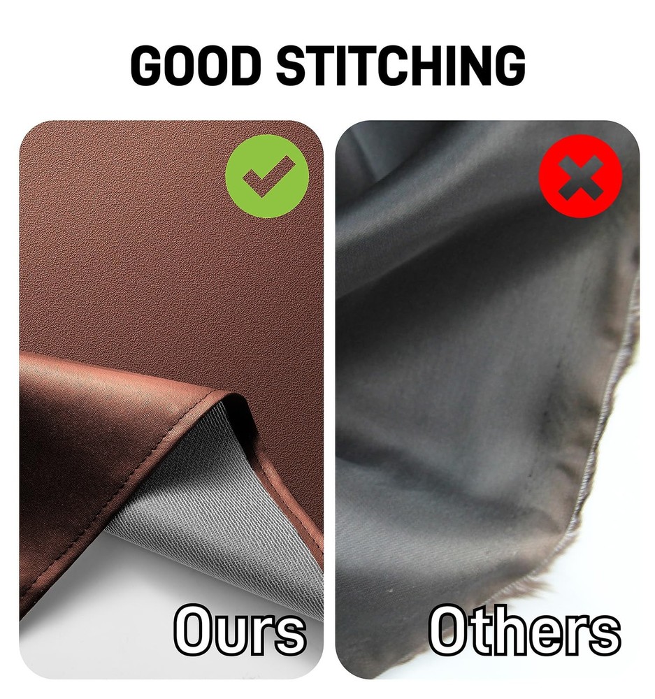 Vammcht Waterproof Apron with Comfortable Adjustable Bib - One Size, Brown