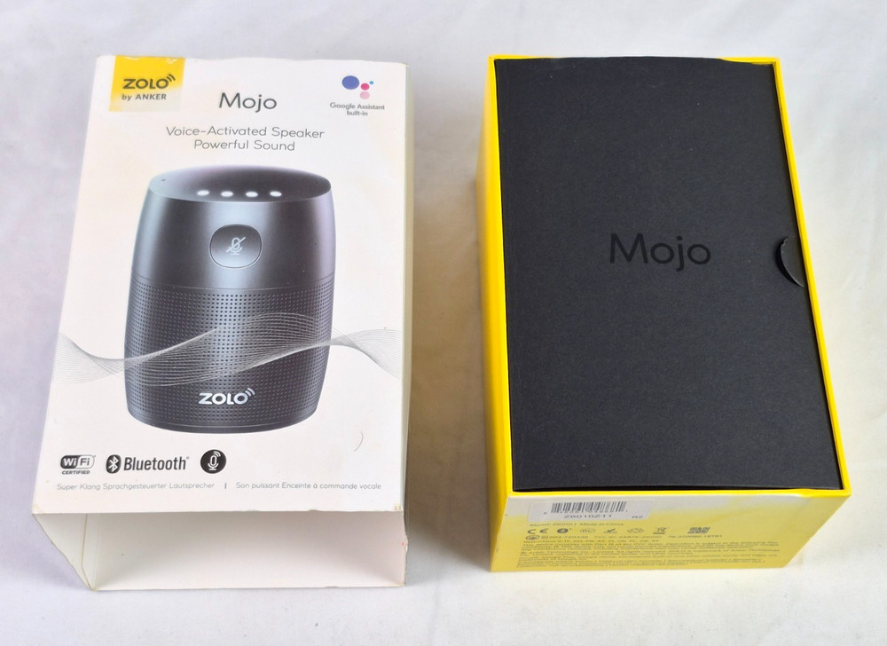 Zolo Mojo by Anker Google Assistant Chromecast Bluetooth Speaker - Black