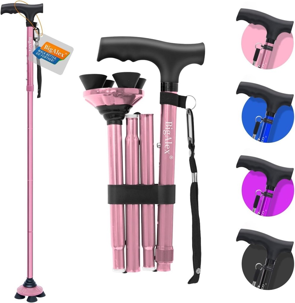 Collapsible Walking Cane, Lightweight & Sturdy