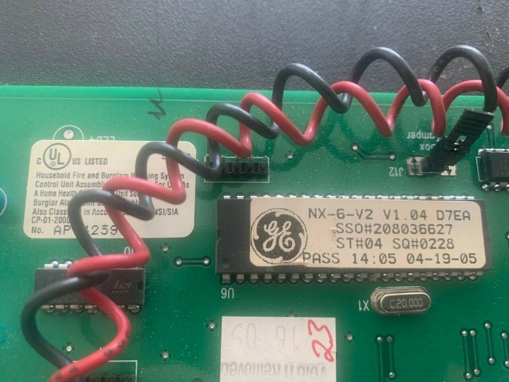 GE Interlogix NX-6-V2 Alarm Control, Board Only