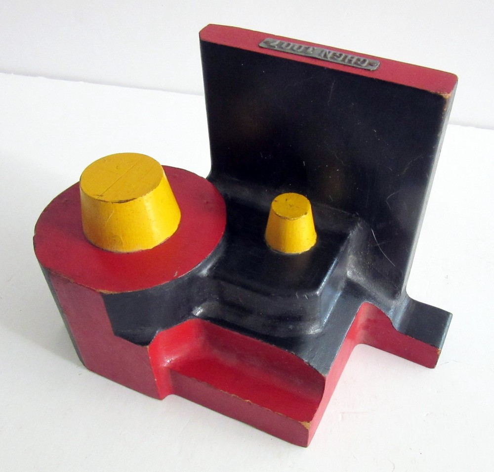 Vintage Quality Control Tooling Fixture, Solid Wood Construction, CHGN 1007