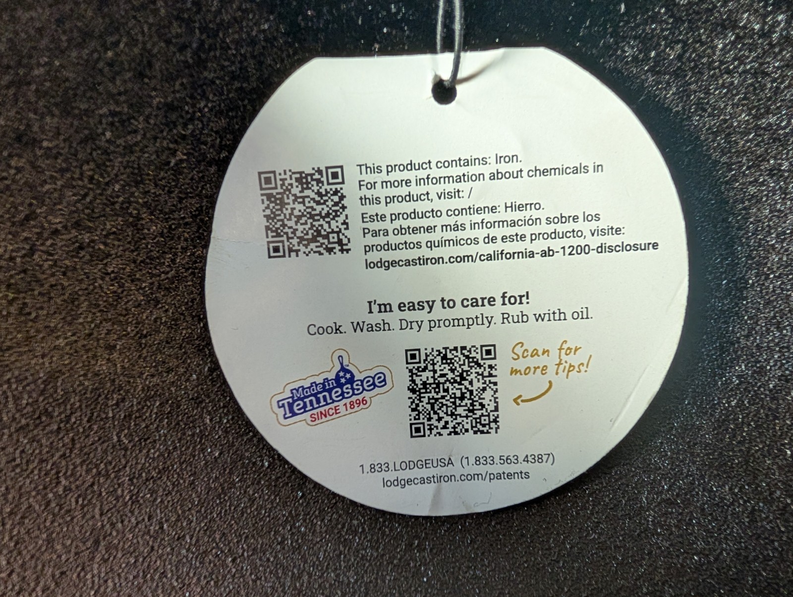 Lodge USA 9-Inch Seasoned Cast Iron Mini Wok Pan, New