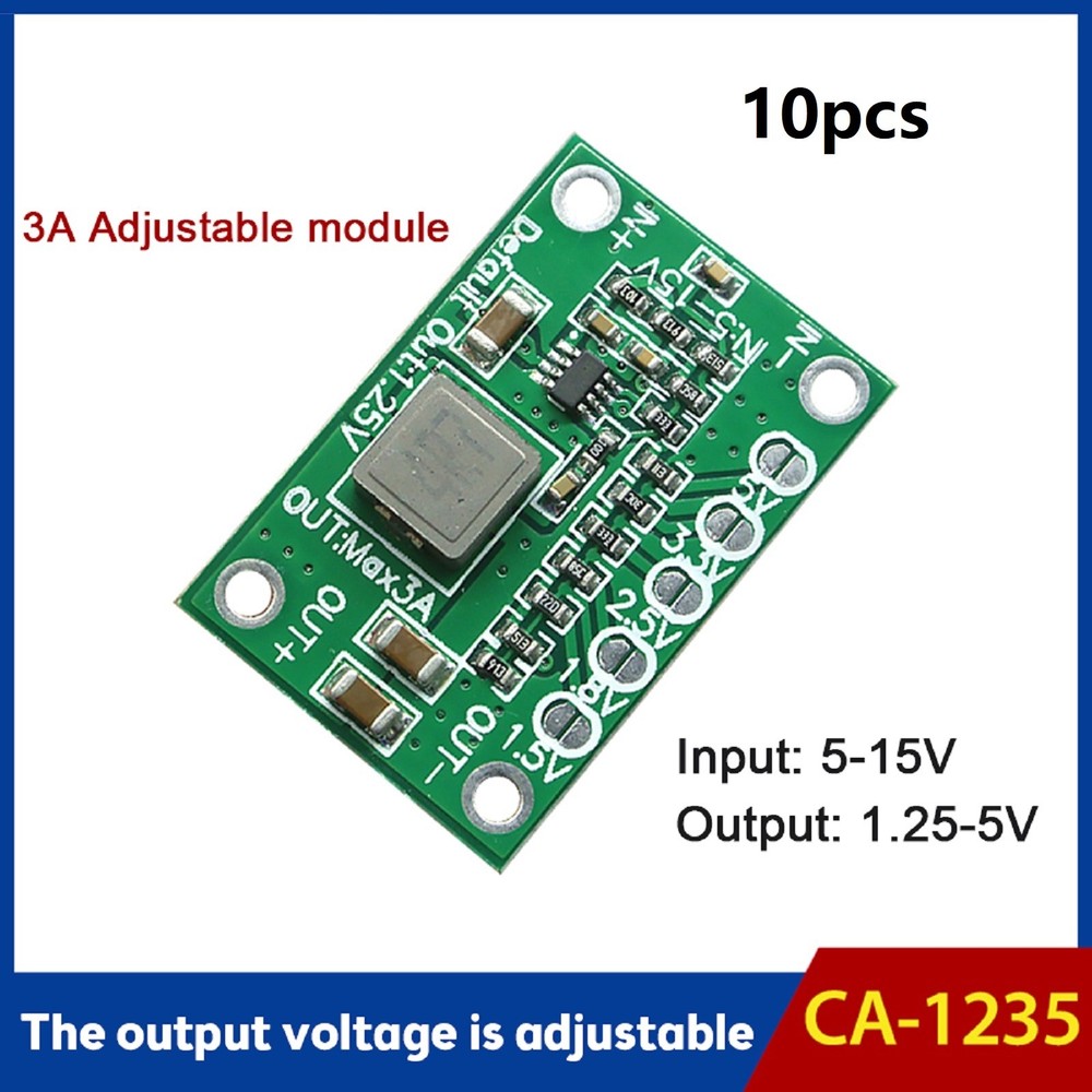 1.25V 1.5 2.5 3.3 5V Output 5-16V Input Step-Down Power Supply Adjustable Module