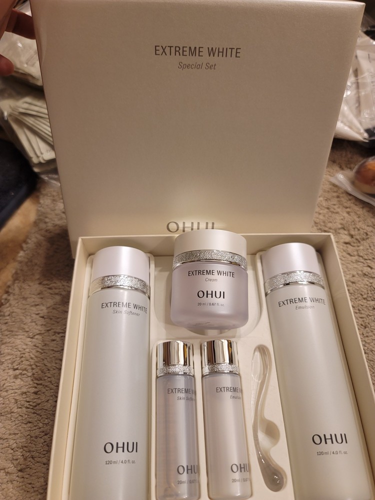 OHUI Extreme White 3 Items Special Set