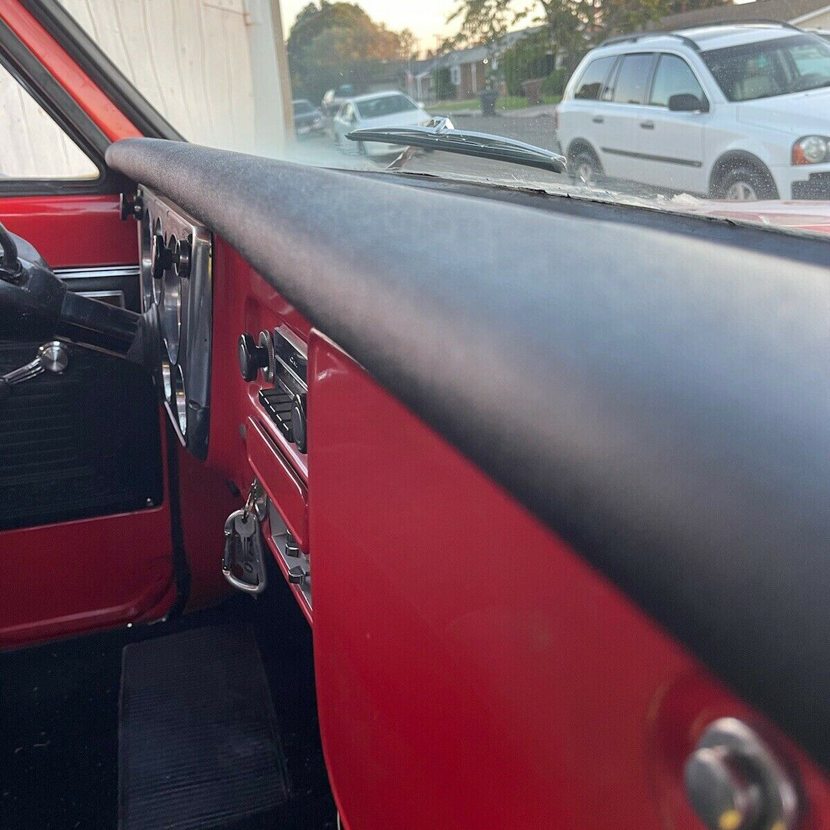 FOR 1967-1972 Chevy / GMC C10 Truck Dash Pad Cover- Black 67 68 69 70 71 72