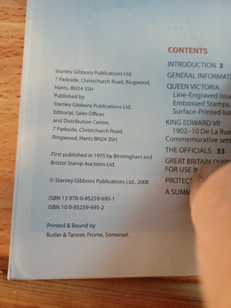 Great Britain Numbers Issued 1840-1910 Colour 2008 Rikki Hyde,signed Paperback