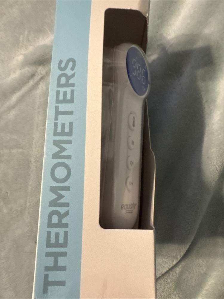 Equate Bluetooth Dual-Function Infrared Thermometer, Forehead /Ear Mode OPEN BOX