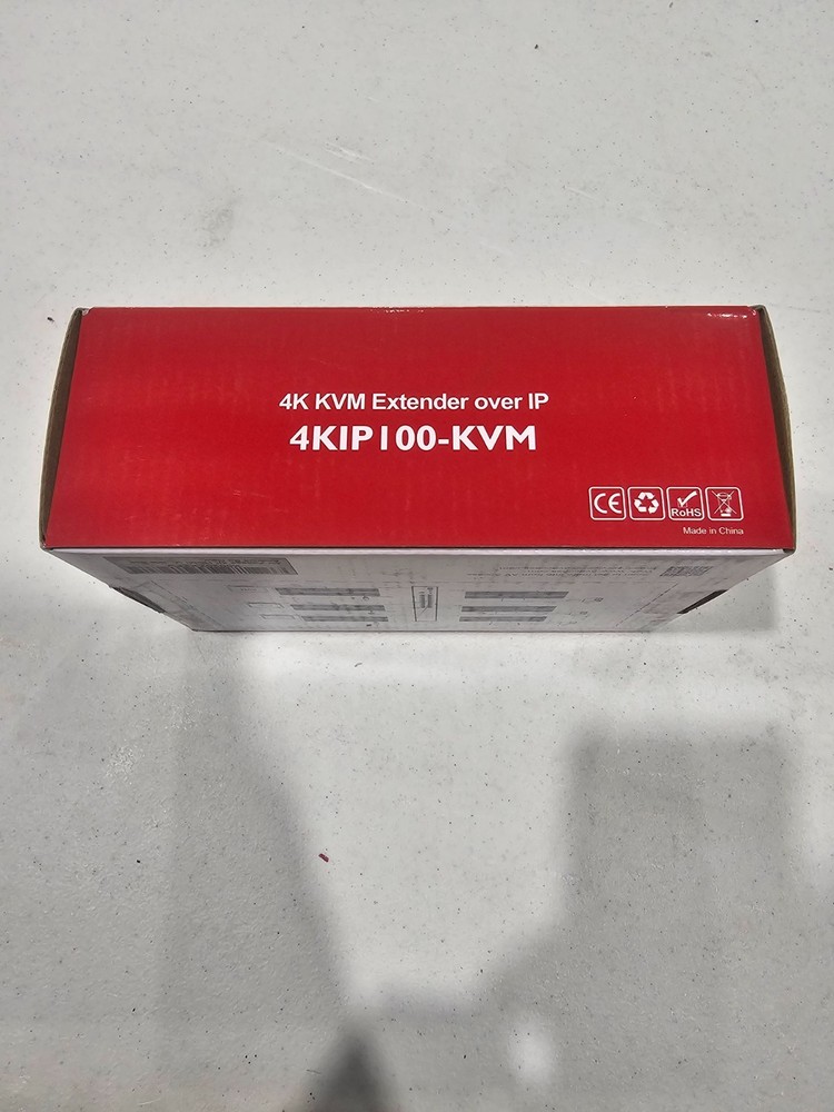 AV Access 4K HDMI USB KVM Extender Keyboard & Mouse Over Network 4KIP100-KVM