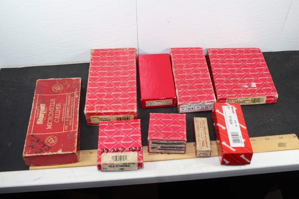 Empty Starrett Boxes