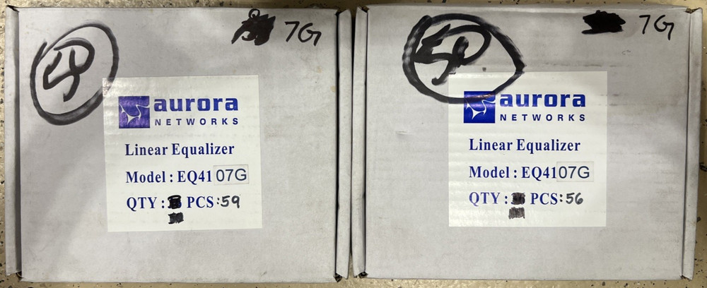 115 QTY Aurora Networks EQ4107G