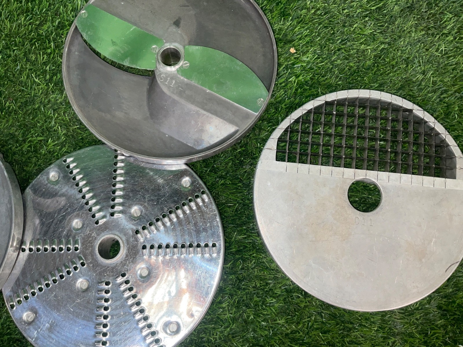 Mannhart Blade Dice Slicer Lot of 5 W Tray Genuine OEM Replacement Part 1995 2A