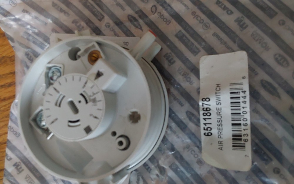 NTI 65118678 Air Pressure Switch