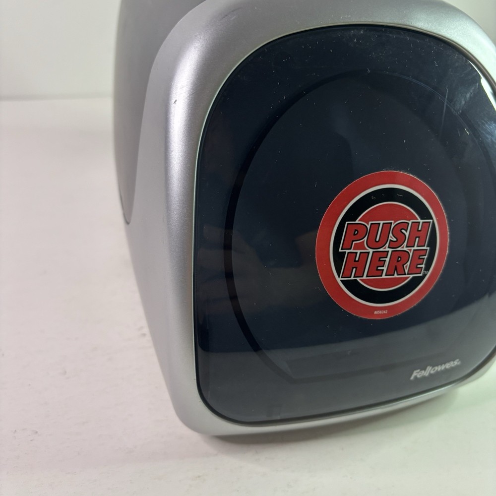 Fellowes CD DVD Desktop Push Open Retracting 60 Disc Storage Holder Working