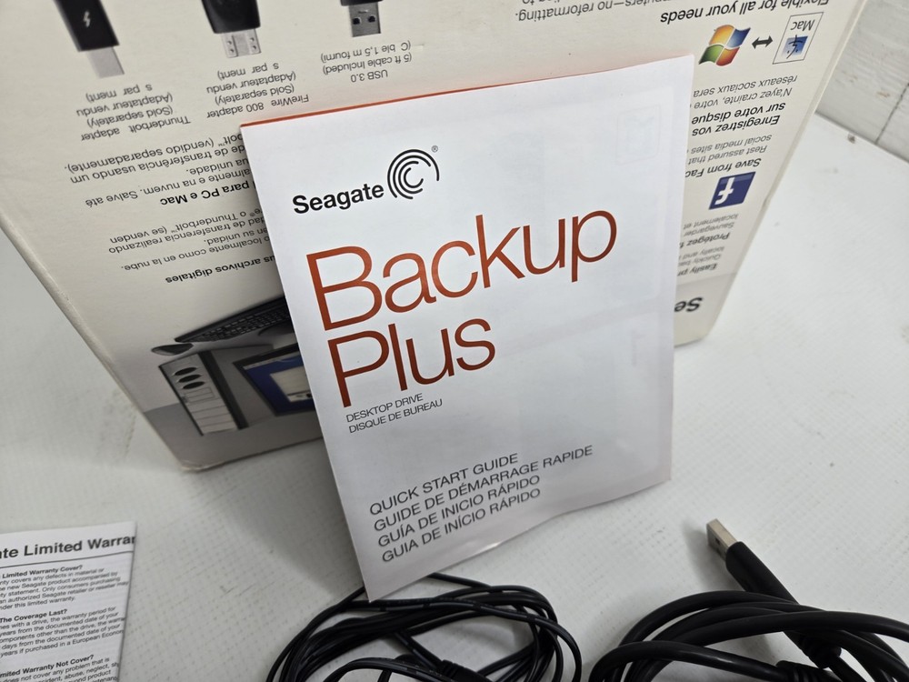 Seagate Backup Plus 1TB External Hard Drive – USB 3.0 For PC And MAC
