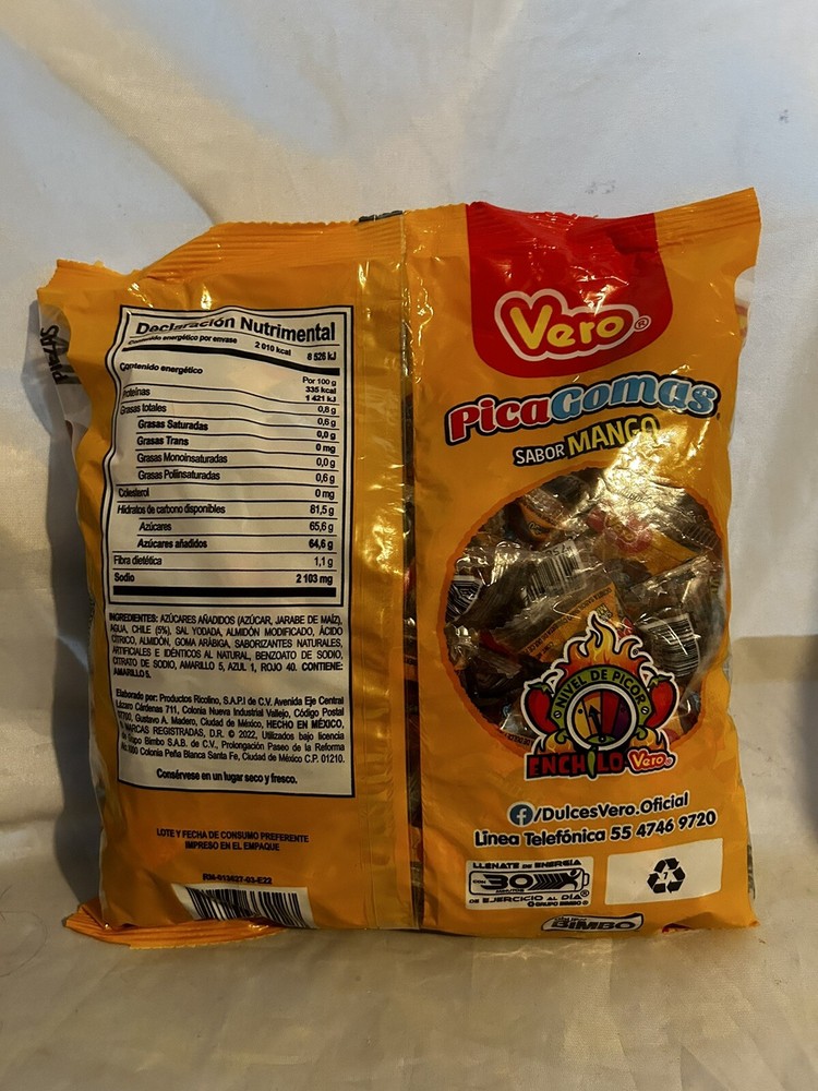 VERO Pica Gomas Mango Gummies 100 pieces