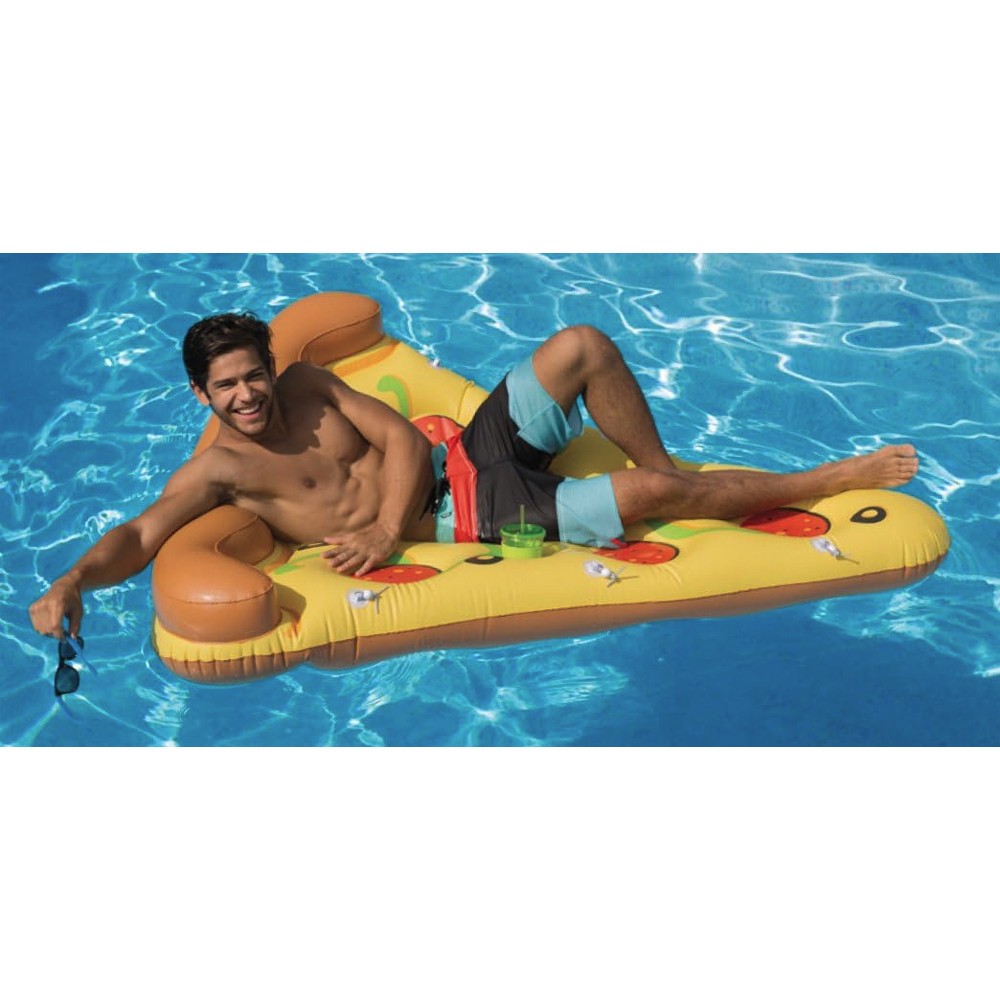 Aqua Select® Floating Pizza Slice with Cup Holders