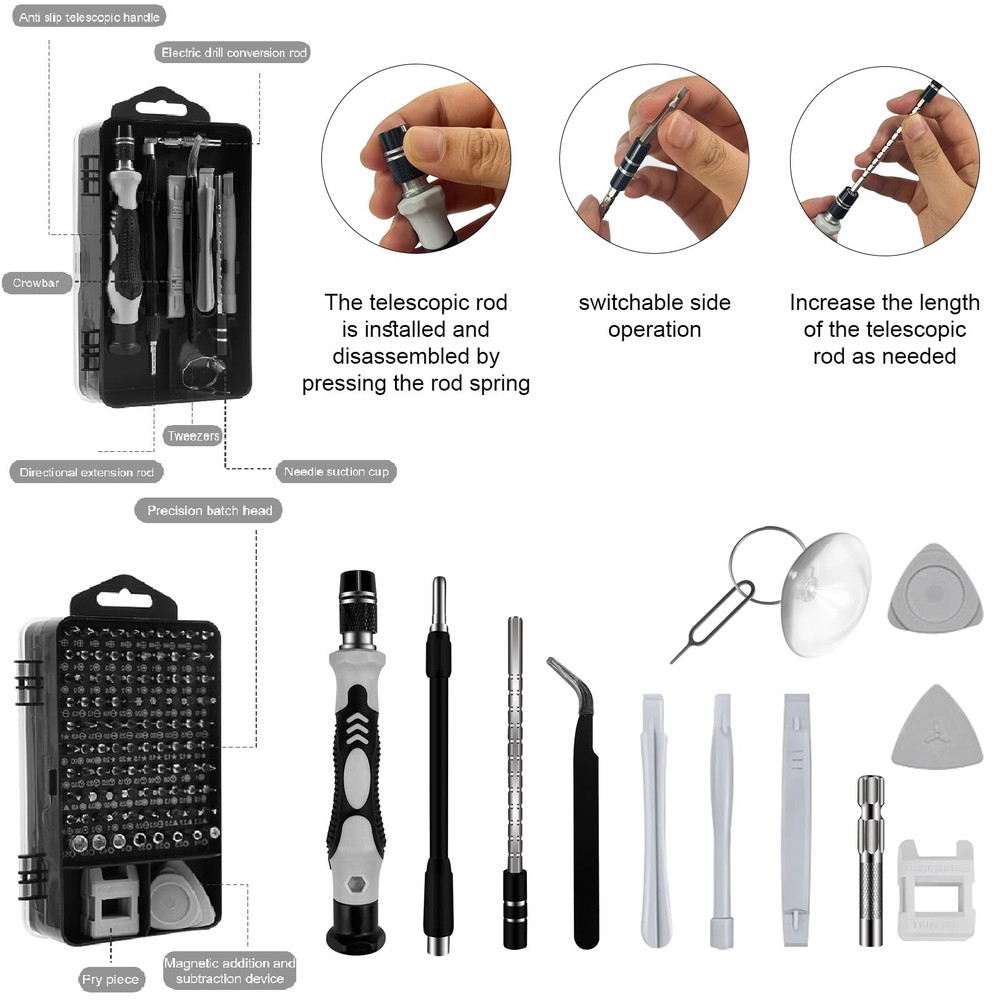 212Pcs 3D Printer Tool Kit with Accessories Bring Box...